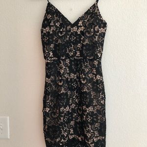 Express Lace Bodycon Dress